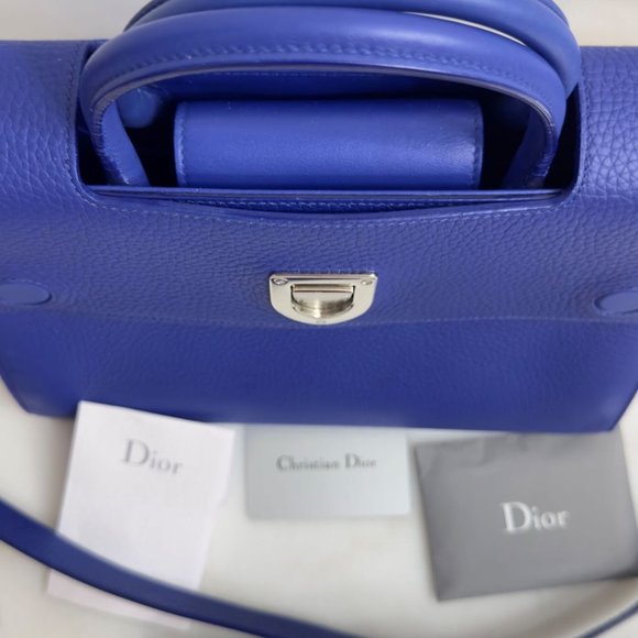 Designer Christian Dior Blue Diorever Bag In New Condition - Picture 5 of 12
